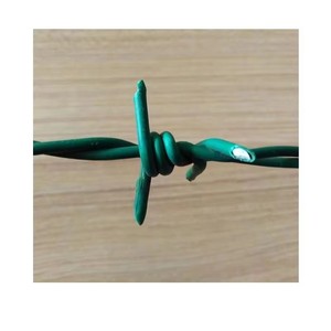Fil barbelé à double brin recouvert de plastique, fil barbelé antivol, grillage barbelé résistant à la corrosion pour extérieur. - Product Image 3