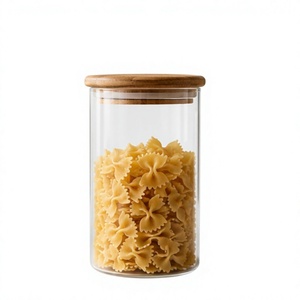 Frasco de Vidrio Transparente de 750 ml Hecho a Mano, Recipiente Reutilizable para Alimentos, Venta al Por Mayor - Product Image 2