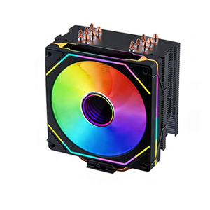 Enfriador de CPU de Aluminio RGB con 6 Tubos de Calor, Rodamiento Fluido, Silencioso de 26dba, 4 Pines PWM, Disipador de Calor para Procesadores LGA2011 1200/1700 115X AM4 - Product Image 2