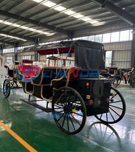 Carruaje de Lujo Eléctrico de 4 Ruedas para Bodas Reales, Transporte Especial para Exteriores, Elegante Carruaje sin Caballos - Product Image 4