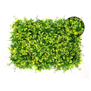 مرج أخضر اصطناعي الاصطناعي مصنع جدار المشهد الديكور البلاستيك كاذبة الأخضر نبات داخلي حائط الخلفية AG019 العشب دعم