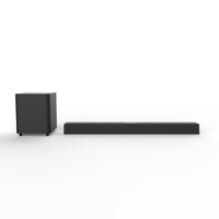 Système Home Cinéma Puissant 120W Gamme Complète, Haut-parleur TV 2.1 Canaux, Barre de Son Domestique avec Caisson de Basses Filaire, 7 Haut-parleurs, BT5.0 pour Films/Musique/Actualités