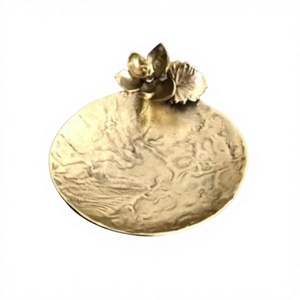 Handmade <b>Metal</b> <b>Bowl</b> With Carved Oriental Design And Flower Decor For Decorating Wedding Occasion Tabletop Luxury <b>Bowl</b> & Dish - Product Image 1