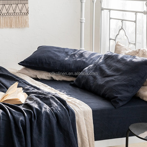 <span class=keywords><strong>Set</strong></span> di Biancheria da Letto per il Mercato Europeo, <span class=keywords><strong>Lenzuola</strong></span> King Size, Full, Queen, Matrimoniale, Singolo, Personalizzabili, 100% <span class=keywords><strong>Lino</strong></span> - Product Image 4