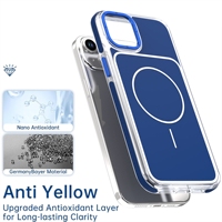 Étui de téléphone robuste magnétique haute résistance pour iPhone 15, double couche, protection antichoc, protection intégrale du corps