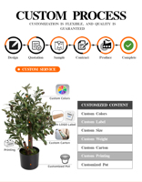 Arbre d'olivier artificiel réaliste en gros avec pot, plante artificielle persistante pour la décoration intérieure, le bureau, l'hôtel, les mariages et les événements
