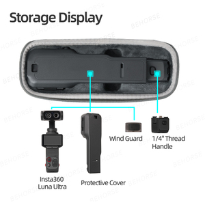 Sac de rangement pour valise <span class=keywords><strong>Luna</strong></span> Ultra, boîte de voyage en plein air, étui de transport pour accessoires de caméra Insta360 <span class=keywords><strong>Luna</strong></span> Ultra - Product Image 3