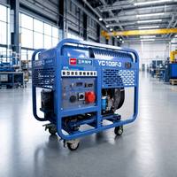Générateur diesel Yuchai 10 kW YC10GF-3, puissance maximale 11 kW, autonomie 16 heures, type silencieux, châssis ouvert, avec AVR et ATS