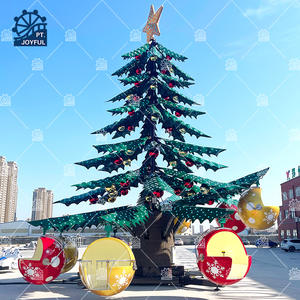 Equipo de Parque de Atracciones de China, Atracción de Avión Giratorio con Temática de Árbol de Navidad, Autocontrolado, en Venta - Product Image 1