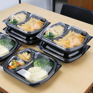 Customized PP Food Packaging Plastic Disposable <strong>Lunch</strong> <strong>Box</strong> Plastic Packaging <strong>Box</strong> - Product Image 6