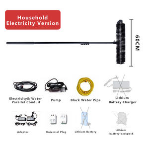 Équipement de <span class=keywords><strong>nettoyage</strong></span> de panneaux solaires, brosse à rouleaux remplaçable <span class=keywords><strong>pour</strong></span> <span class=keywords><strong>nettoyage</strong></span> photovoltaïque avec <span class=keywords><strong>perche</strong></span> télescopique de 7,5 m - Product Image 6