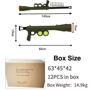 Lanzador Automático de Pelotas para Perros, Alcance de 12m, Equipo de Entrenamiento de Agilidad para Exteriores, Juguete Interactivo de Movimiento para Mascotas, Pistola de Tenis para Jugar a Buscar - Product Image 4