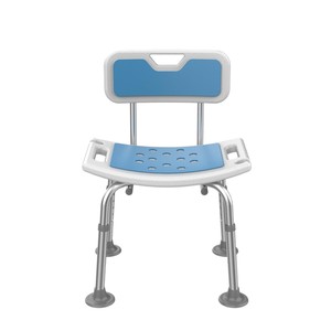 Chaise de douche Fuyao réglable en hauteur, en alliage d'aluminium, antidérapante, pour personnes âgées et handicapées - Product Image 1