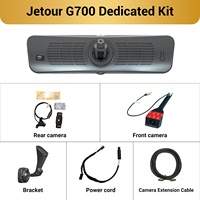 Sinjet pour Jetour G700 Wifi Caméra de recul numérique à diffusion en continu de type séparé 2K Caméra de voiture 9,2 pouces Écran plein écran H10 Pro Caméra de tableau de bord miroir