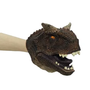 Vinger Pretend Play Speelgoed Dinosaurus Realistische Animal Handpop Voor Kinderen Promotionele Dier T-Rex Gift School Educatief Speelgoed