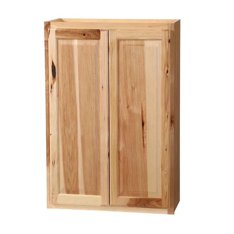 キッチン用木製食器棚モダン未完成ハンドウッドキッチンキャビネットドア