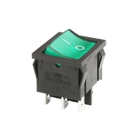 Haute qualité KCD5 6 broches lampe DPDT Led interrupteur à bascule pour équipement médical