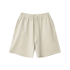 Summer High Street Sports <b>Shorts</b> <b>Men's</b> High-Quality Heavy Terry Retro Loose - Product Image 1