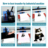 Sérigraphie PVC tissée personnalisée transfert DTF autocollant impression par transfert de chaleur pour vêtements thermocollants étiquettes de vêtement prêtes à presser