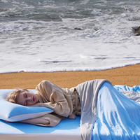 Couette d'été de climatisation fraîche pour enfants Literie fine en soie glacée confortable lavable en machine pour l'été