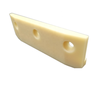 Bloc coulissant anti-usure en nylon CNC sur mesure pour porte d'ascenseur, pièces de rechange pour machine de levage, selon dessin OEM, auto-lubrifiant et rempli d'huile