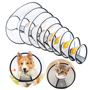 Adjustable Plastic Anti-Scratch Dog Elizabeth plastic Collars Medical Care Recovery Healing Cat Collar