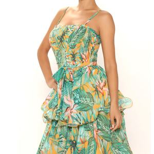 Vestido Maxi Negro Cruzado de Lino para Mujer, de Alta Calidad, Sexy, para Mujer de Talla Grande, Directo de Fábrica - Product Image 2