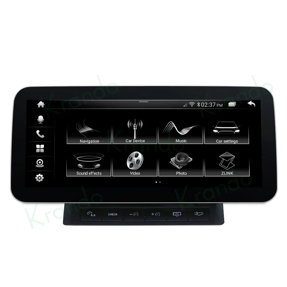 Krando Android 12.0 8G 128G 10.25 ''Audi A6 A6L 2005-2011 için araba radyo multimedya sistemi ses çalar stereo navigasyon carplay