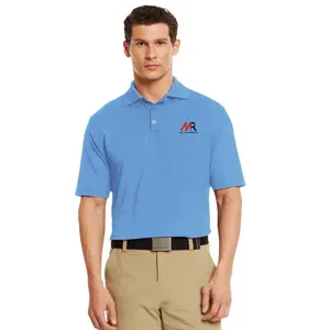 Polos de Golf 95% Polyester pour hommes, chemise à coupe ample, unie et décontractée, vente en gros, 5%