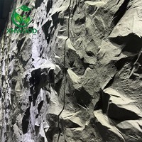 Panneau mural en pierre PU flexible, panneau mural extérieur en polyuréthane artificiel, revêtement en pierre artificielle léger pour la décoration de la maison