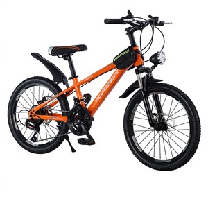 Bicicleta de Montaña Infantil Permanente para Niños de 6 a 15 Años con Suspensión, Faro LED y <span class=keywords><strong>Guardabarros</strong></span> Delantero con Bolsa - Product Image 1