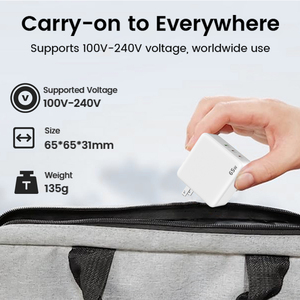 Schitec OEM 65W Gan Charger Super Speed <b>EU</b> AU <b>UK</b> US <b>Plug</b> Fast Charging Wall Laptop Charger for Laptop and Other Mobile Device - Product Image 2