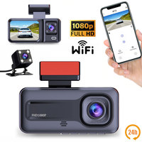 Caméra embarquée 3-en-1 HD 1080P avec objectif, enregistreur vidéo DVR pour voiture, boîte noire, caméscope avec enregistreur vidéo pour BMW avec carte mémoire 32 Go