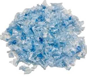 Chips de Resina PET Reciclada Ecológicos, Tinte Azul Claro, Hojuelas de HDPE Reciclado de Alta Pureza para Hilado de Fibra y Extrusión de Láminas - Product Image 4