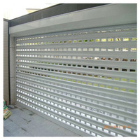 Volet roulant en aluminium perforé de conception moderne électrique industrielle pour entrepôt, supermarché et appartement