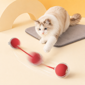 Juguete Interactivo Inteligente para Gatos, Diseño Nuevo en Oferta, Accesorios para la Cola de la Pelota, Rodamiento Realista sobre Alfombra, Rápido e Indestructible - Product Image 4