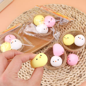 Jouets Squishy Kawaii en forme de petit poussin, balles anti-stress pour enfants, cadeaux de fête, jouets anti-stress pour anniversaire - Product Image 2