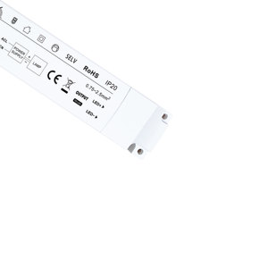 CE/UKCASAA/RoHS Certified Constant Voltage 36W Linear <b>LED</b> Strip <b>Driver</b> 100-240V/200-240V AC-DC 12V <b>24V</b> IP20 PFC <b>LED</b> Power Supply - Product Image 4