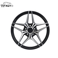 Roues forgées en alliage d'aluminium noir et mat, 2 pièces, pour mercedes, 18 19 20 21 22 pouces, livraison directe depuis l'usine