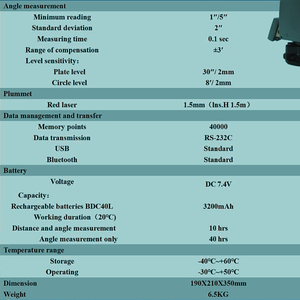 Estação <span class=keywords><strong>Total</strong></span> De Alta Precisão Estação <span class=keywords><strong>Total</strong></span> Mato MTS-1002R <span class=keywords><strong>Survey</strong></span> Instrument Sensor De Inclinação De Eixo Duplo - Product Image 6