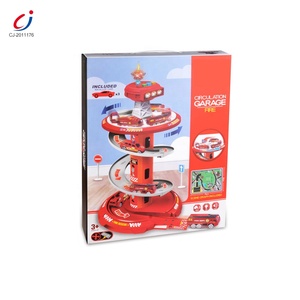 Juguete de Carreras de Autos de Aleación con Pista Giratoria en Espiral para Combatir Incendios Eléctricos, Estacionamiento Deslizante para Garaje - Product Image 5