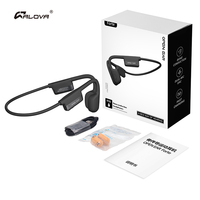 ALOVA Fabricant OEM Casque de sport Casque d'écoute sans fil étanche Écouteurs Bluetooth à conduction osseuse avec microphone