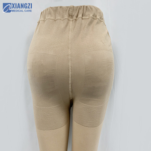 Collants de compression de <span class=keywords><strong>grossesse</strong></span> 15-20 mmHg, bas médicaux à taille haute, à bout ouvert, pour varices, gonflements et amélioration de la circulation - Product Image 4