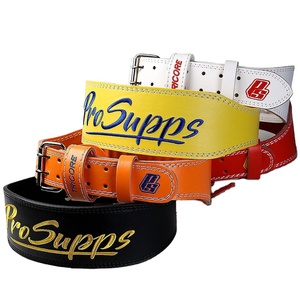 Cinturón de Levantamiento de Pesas de Cuero y EVA para <span class=keywords><strong>Powerlifting</strong></span>, Gimnasio, Sentadillas y Peso Muerto con Soporte Lumbar Profesional - Product Image 1