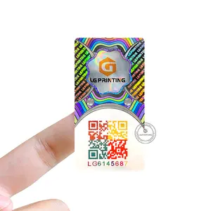 Self Adhesive Qr Code Hologram Sticker Security Hologram Label Ani-counterfeiting Sticker