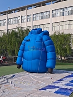 巨型广告促销充气羽绒服模型定制充气服装羽绒服模型用于装饰