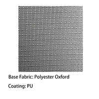 Tissu Oxford en polyester noir 420D à double grille, respectueux de l'environnement, conforme à la Loi de prévention de la toxicité des plomb dans les produits destinés aux enfants de l'Illinois (ILCS 45) pour sacs