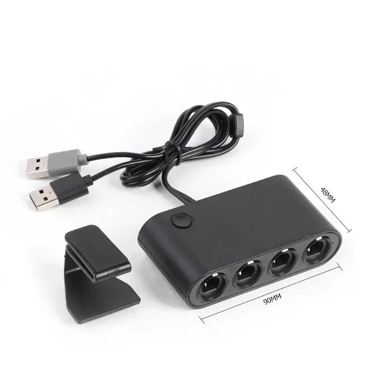 4 porte GC Controller USB Adattatore per Gamecube Controller Adattatore Fit per Nintend Interruttore Wii u/PC Console