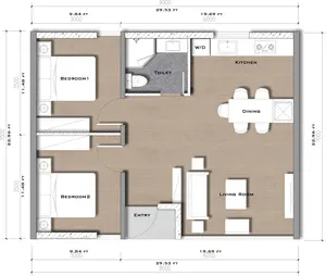 इकट्ठे आधुनिक लक्जरी Prefab घरों कंटेनर घर 5 बेडरूम विस्तार योग्य कंटेनर घर पूर्वनिर्मित