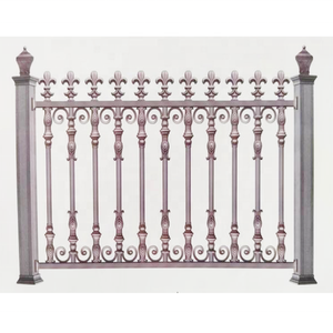 Balaustres decorativos de aluminio para jardín, balaustres de Metal, vallas de Villa para balcón - Product Image 6